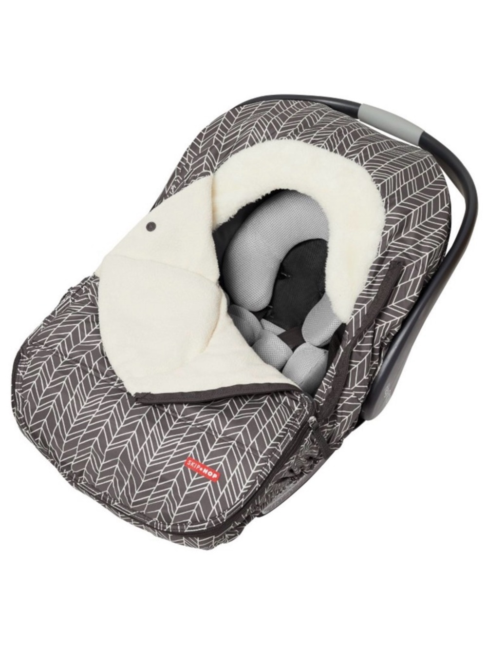 Skip Hop Stroll & Go Car Seat Cover ▪️Gray Feather